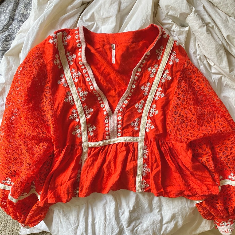 Free People Blouse Size Small